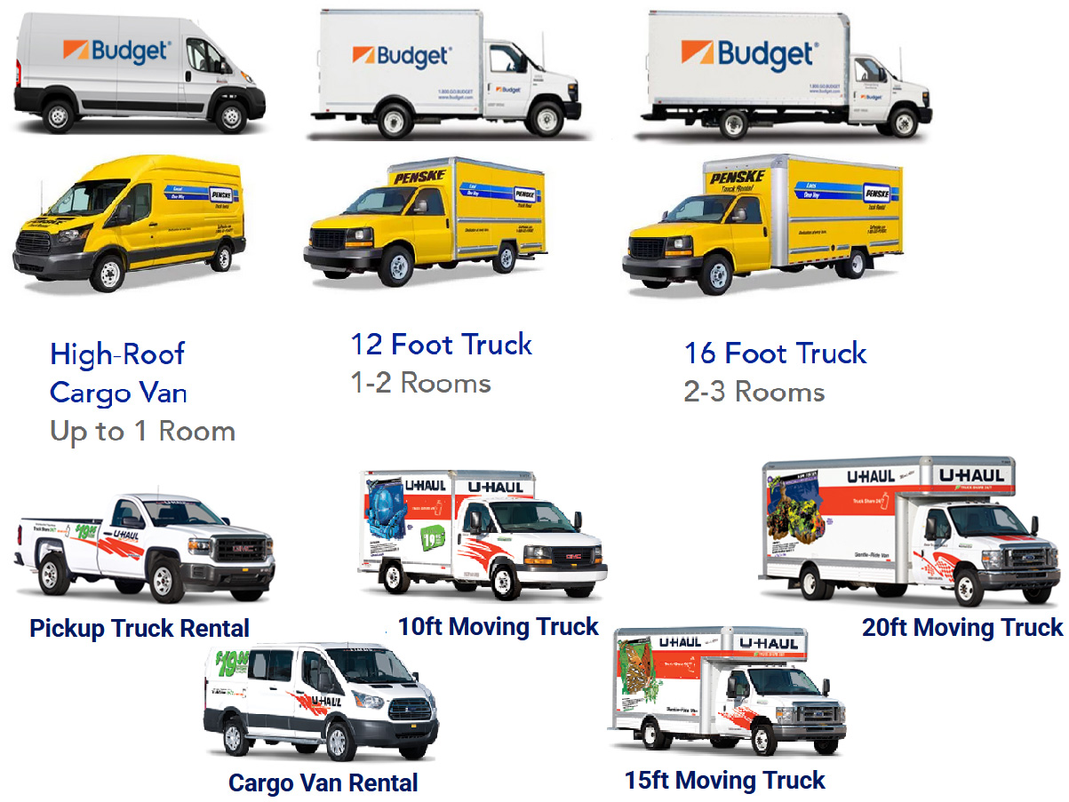 Fuel Assistance Approved Sizes of Moving Trucks
